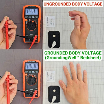 ungrounded body voltage vs grounded